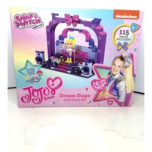 2019 Nickelodeon's JoJo Siwa Snap & Switch Dream Stage 115 Pieces JoJo BowBow